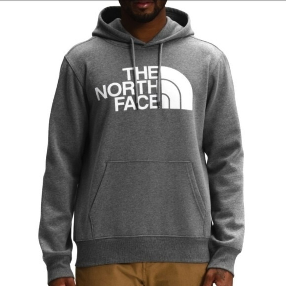 The North‎ Face® (Men's MEDIUM) Half Dome™ Pullover Hoodie in Dark Grey Heather